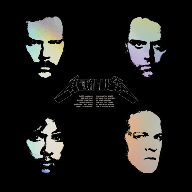 Four Faces Foil Square Print, , hi-res